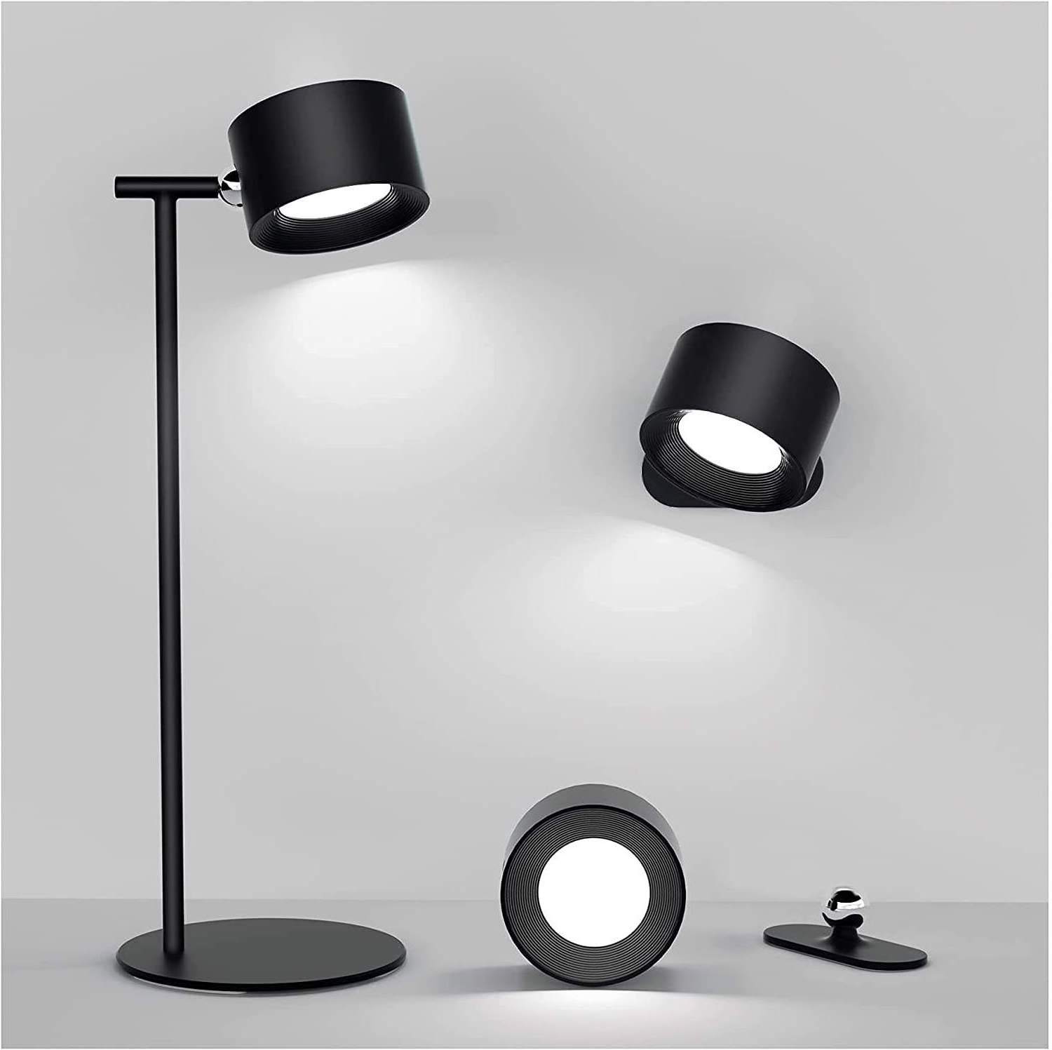 Multifunctional Magnetic Cordless wall Lamp 360 degree flexible Night Light