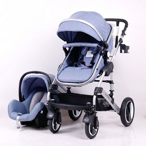 Fashion 0-3 years old stroller adult baby buggy 3 in 1 stroler baby stroller