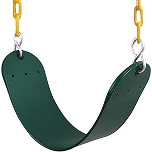 Amazon Best Seller Rubber Belt Swing Seat with Triangle Attachment Ring and PE Rope