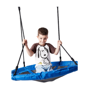 40" Large round saucer swing 900D oxford 700 lbs weight capacity 2 height adjustable straps easy installation nest swing