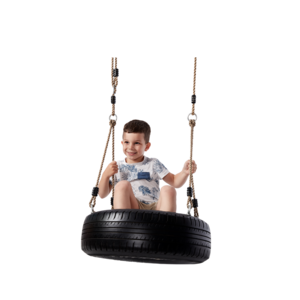 Wearable And Durable Tire Swing Heavy Duty Tyre Patio Swing Equipment For Entertainment