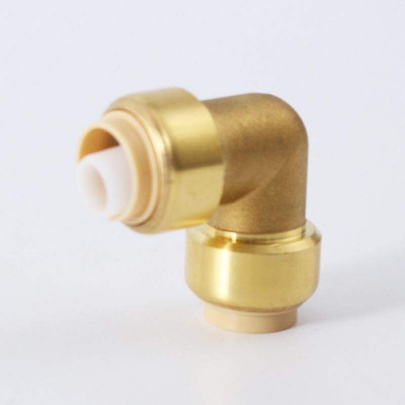 Lead Free Brass Push Fit Fittings Sharkbit Quick Coupling 1/2