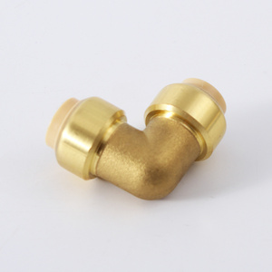 Lead Free Brass Push Fit Fittings Sharkbit Quick Coupling 1/2" 3/4" 1" For Pex Copper Brass Push Fittings