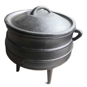 Outdoor cooking pot south africa cast iron potjie pot