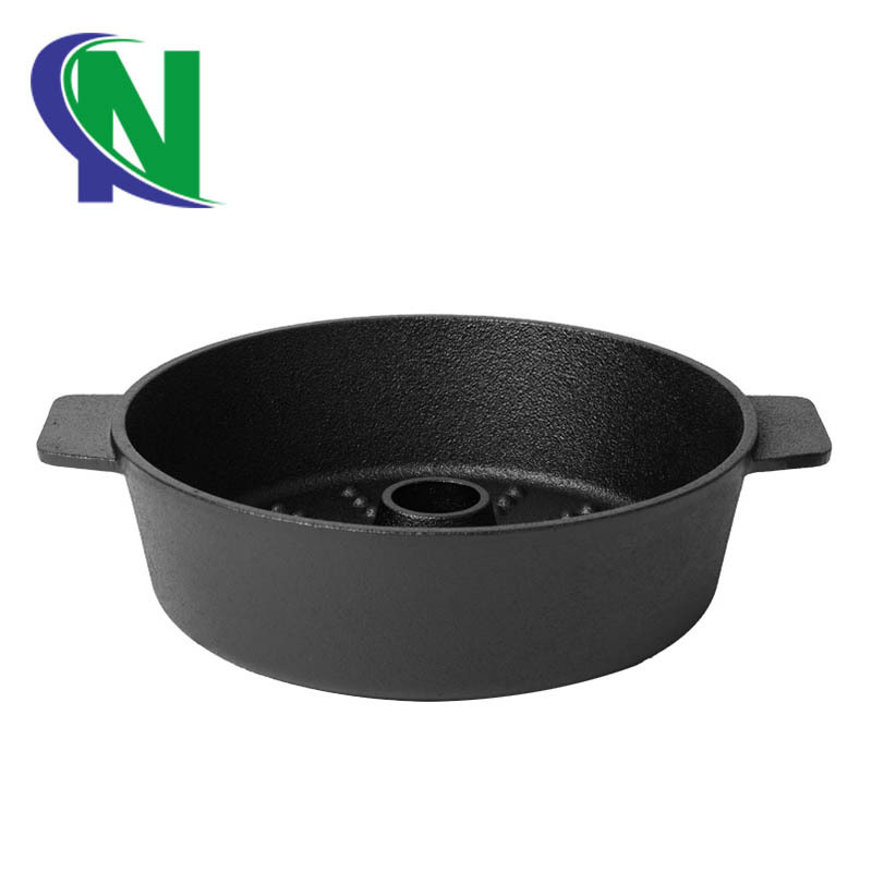 BBQ roaster cast iron cooking pot sweet potato bake pot