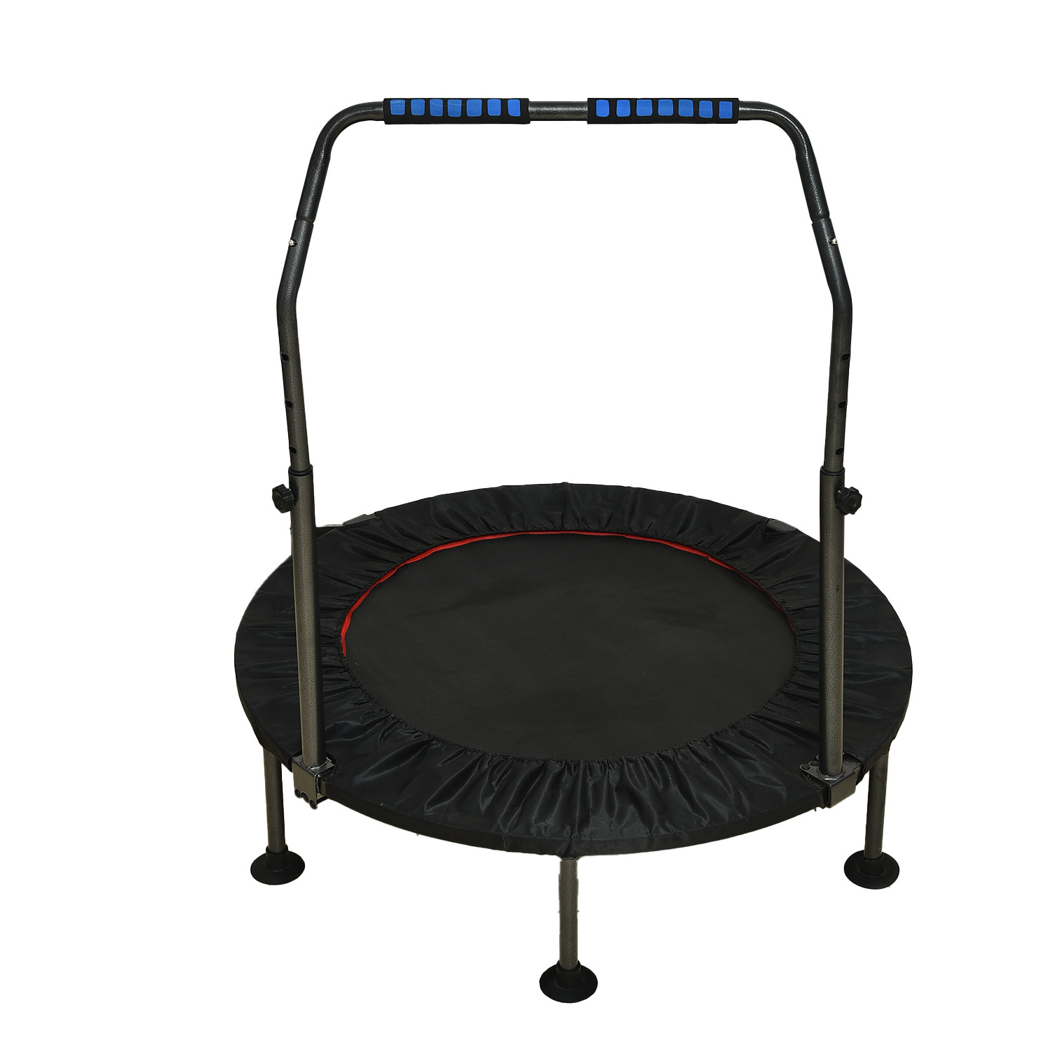 Foldable trampoline frame cover with handle bar Portable safety padding for children and adults