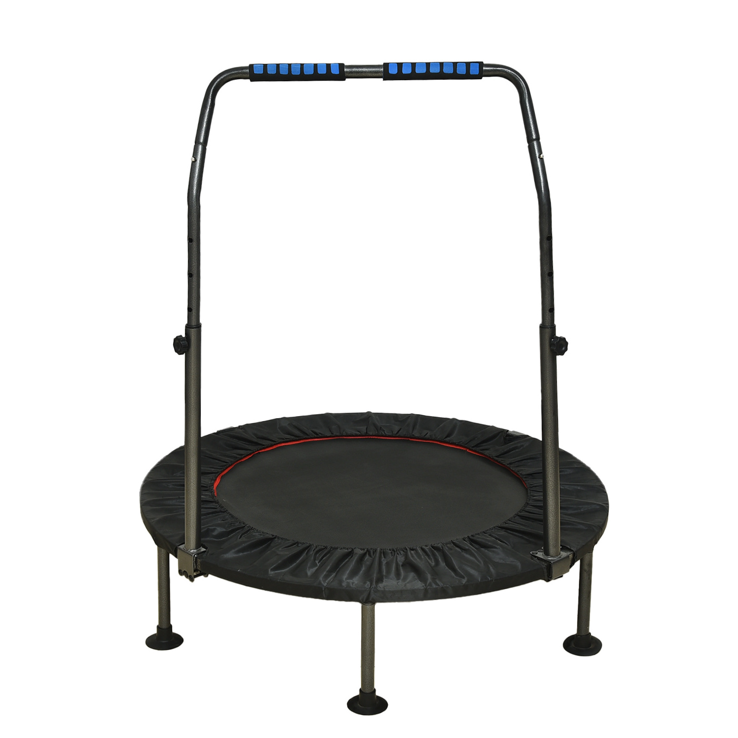 Foldable trampoline frame cover with handle bar Portable safety padding for children and adults