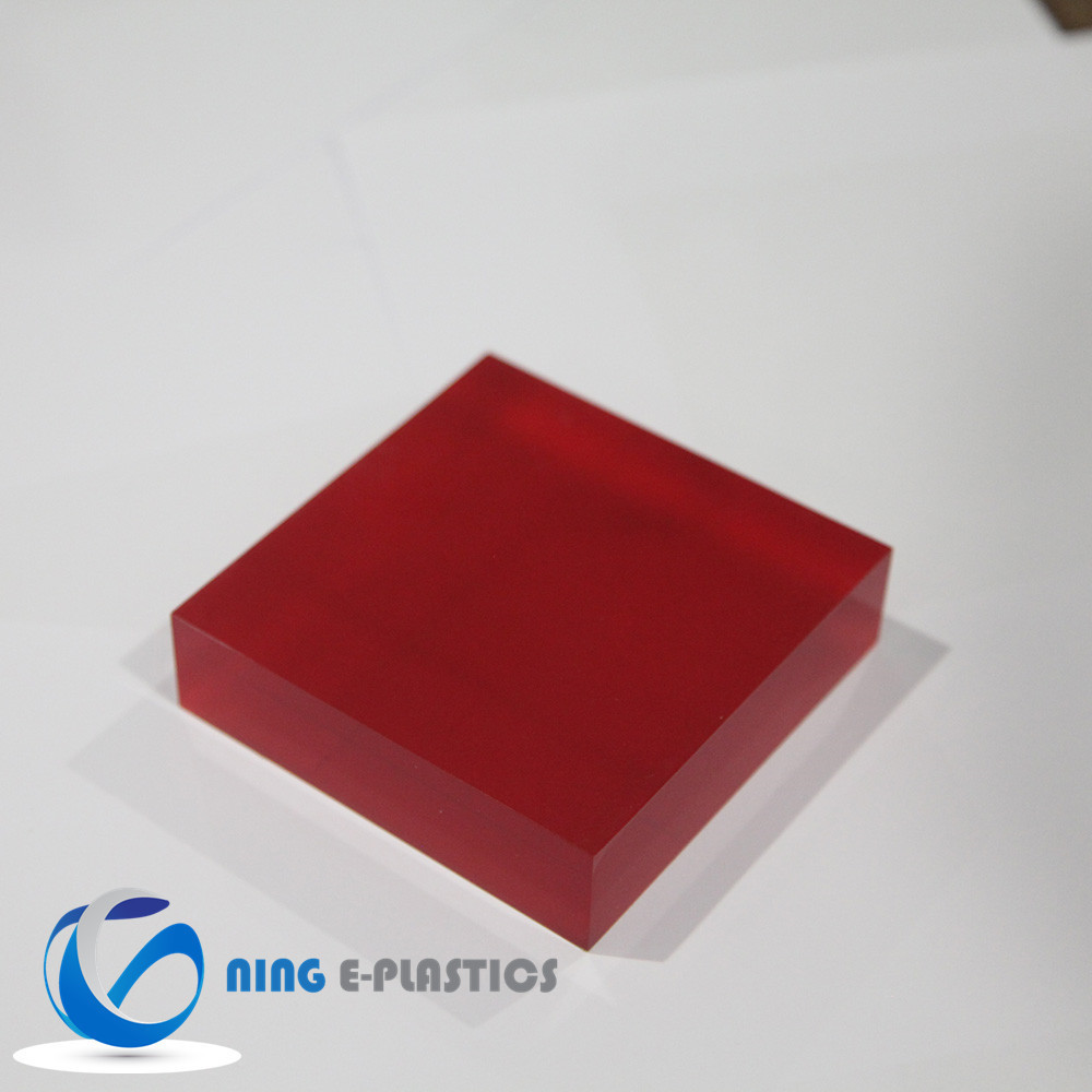 Ning E-Plastics Cast Red Colored Acrylic Glass Sheets Pmma Acrylic Plastic Perspex acrylic sheet