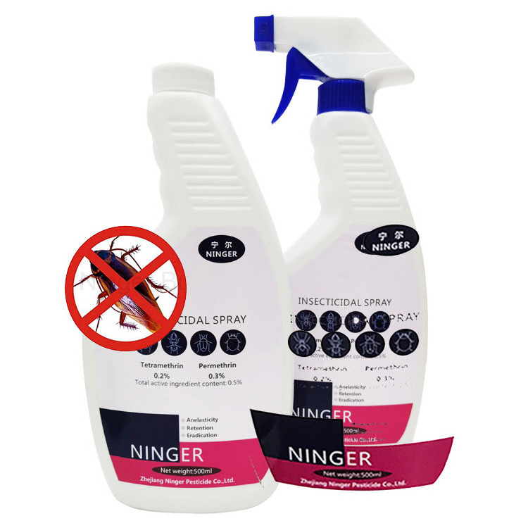 Wholesale cockroach killer spray 500ml insecticide against cockroaches and flies