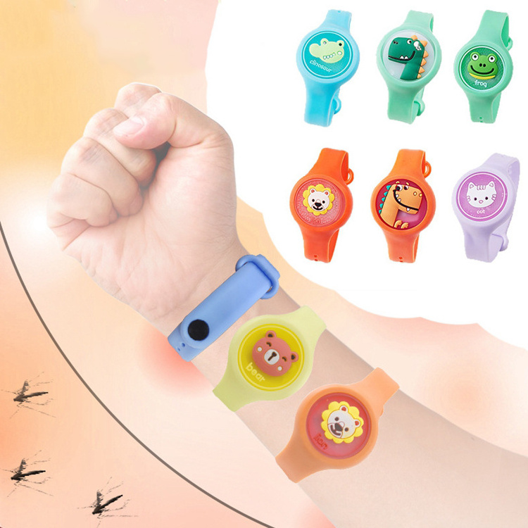 Eco-friendly silicone band children kids antimosquito pulsera anti mosquito repellent bracelet