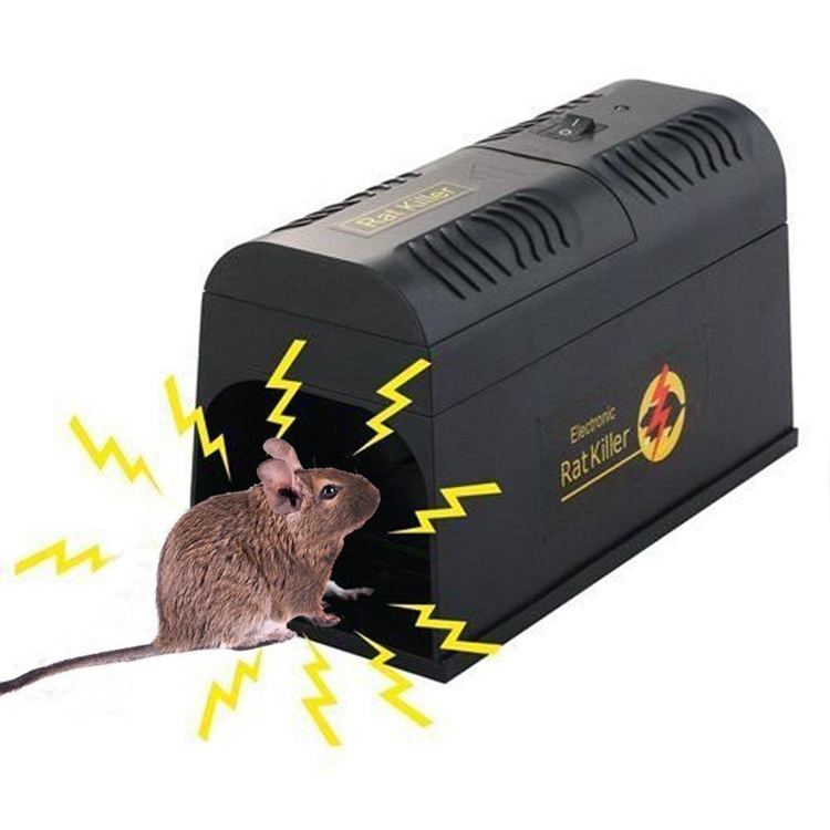 Black box catcher hunting rodent mice rat killer electronic shock electric mouse trap machine