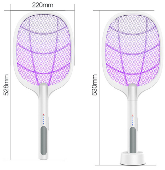 Mosquitoes flies catcher swatter circuit board racket electric usb rechargeable mosquito bat with uv light