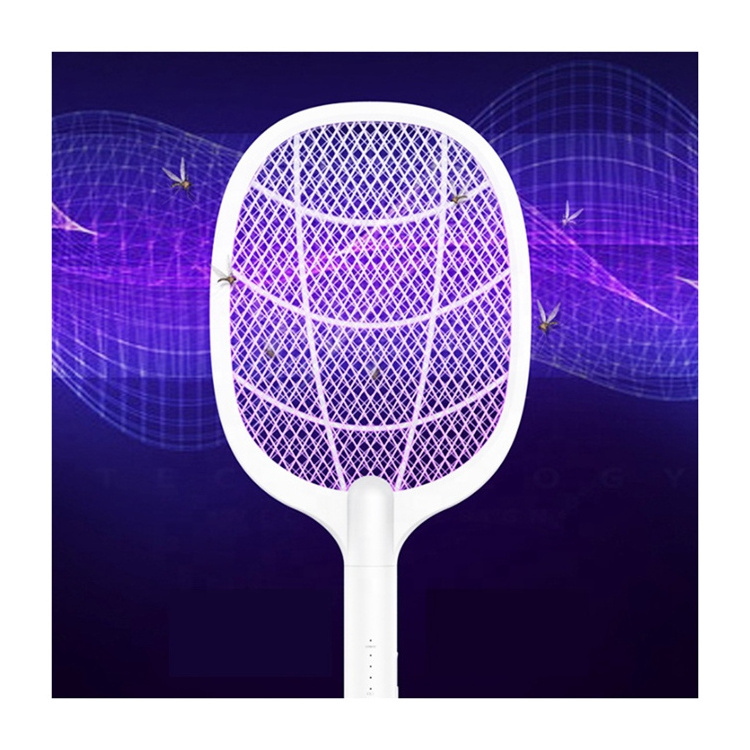 Mosquitoes flies catcher swatter circuit board racket electric usb rechargeable mosquito bat with uv light