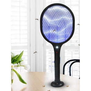 3 in 1 fly swatters indoor & outdoor mosquito killer electric rechargeable bug zapper racket for home