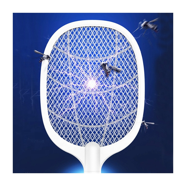 Led light usb electric racket killing fly swatter anti mosquito mosquito swatter lamp