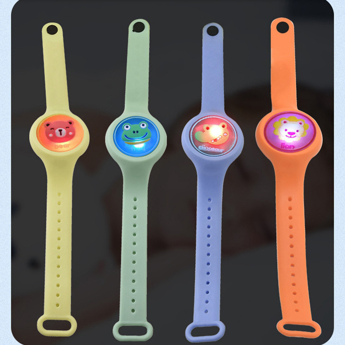 Eco-friendly silicone band children kids antimosquito pulsera anti mosquito repellent bracelet