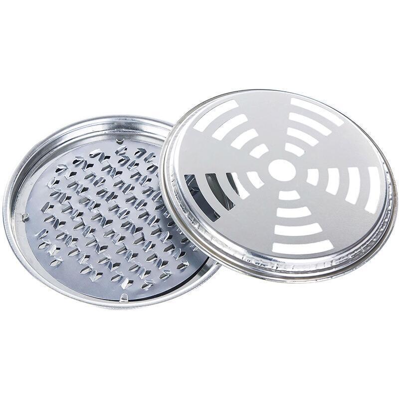 Summer mosquito coil stand metal tray stainless steel mosquito coil holder with cover