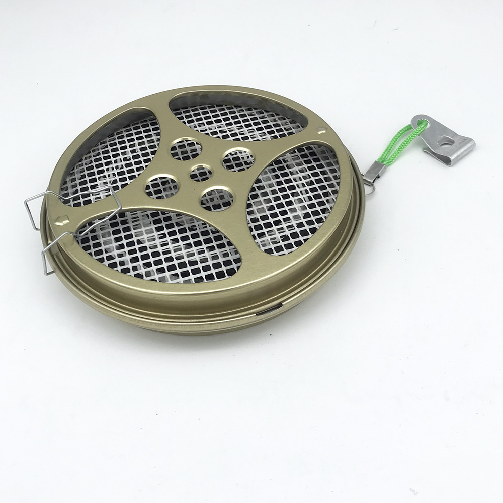 135mm hanging metal portable outdoor mosquito repellent incense holder box mosquito coil stand