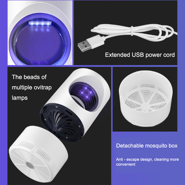 Indoor mosquito killer lamp trap gadget usb electric led insect trap light mata moscas electrico