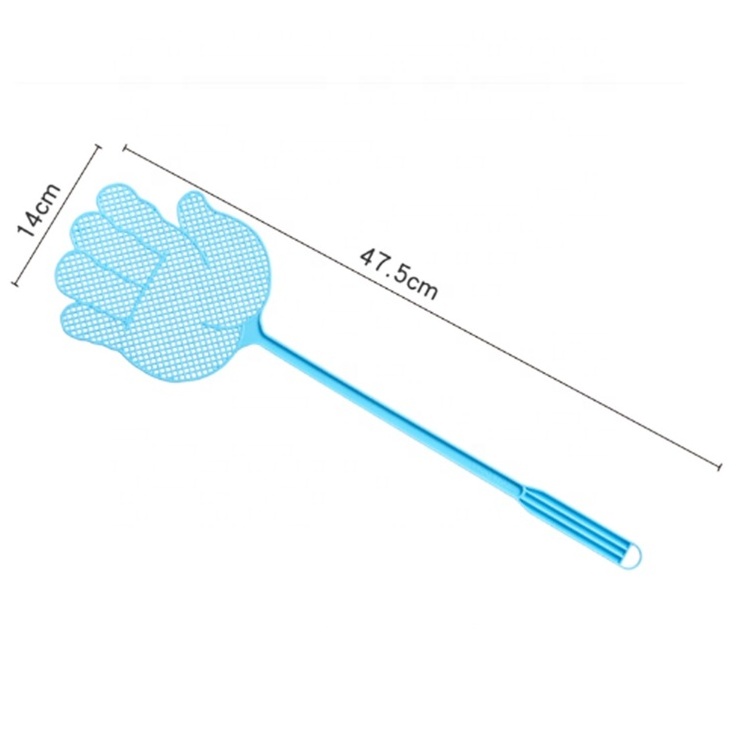 Plastic fly swatter manufacturers customizable  promotional fly swatter with long handle