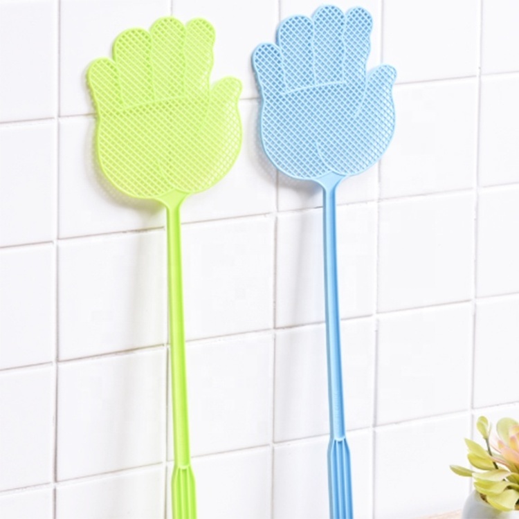 Plastic fly swatter manufacturers customizable  promotional fly swatter with long handle