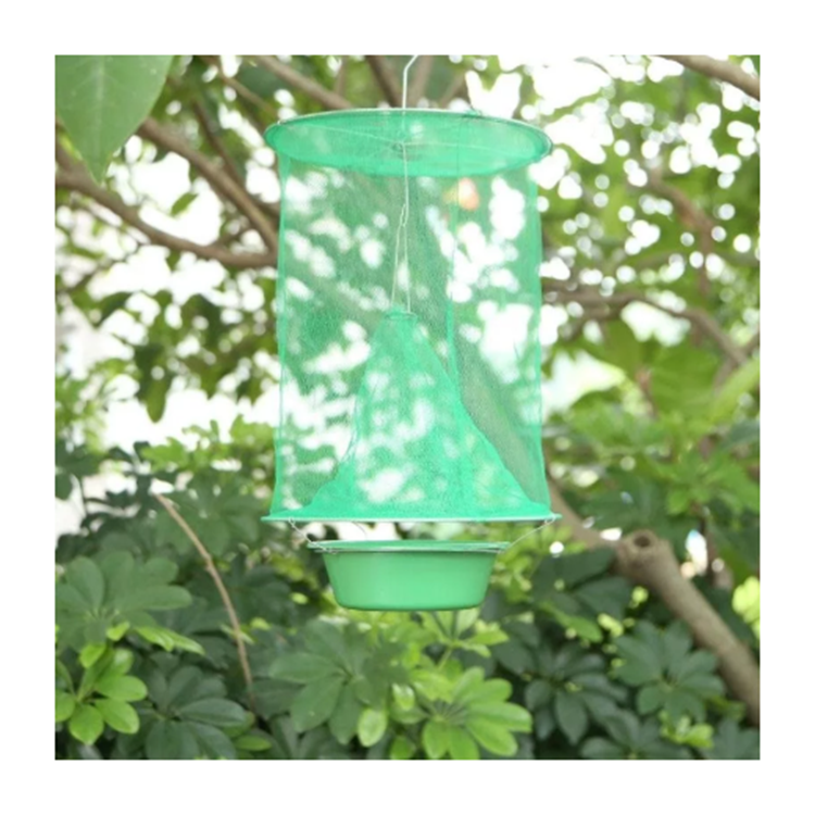 Outdoor insect trapper mosquito bug killer reusable foldable insect net cage ranch outdoor fly catcher trap