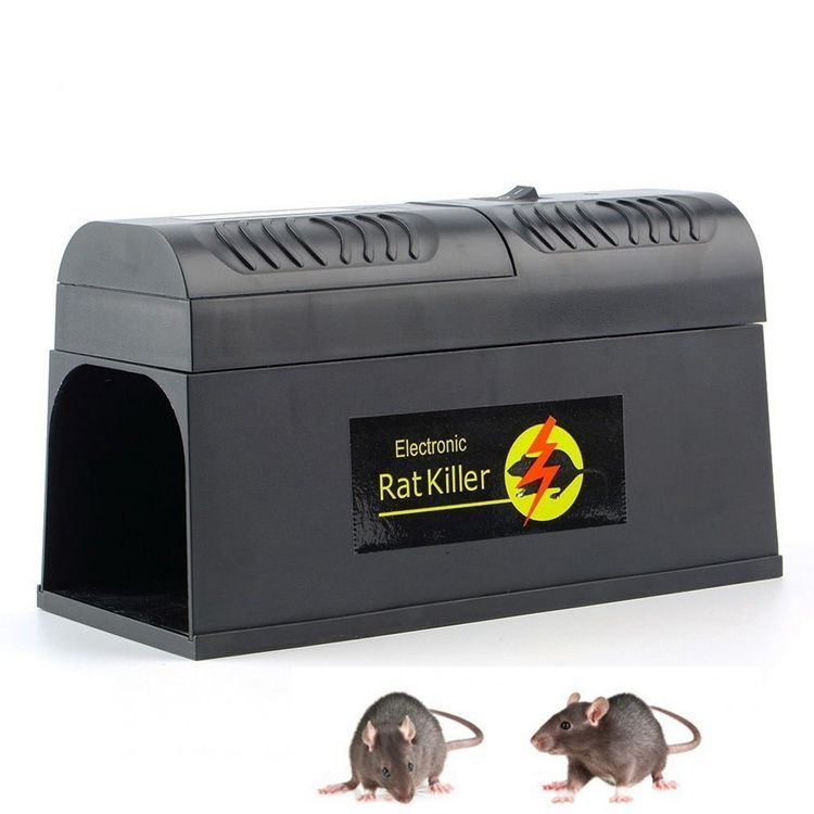 Black box catcher hunting rodent mice rat killer electronic shock electric mouse trap machine