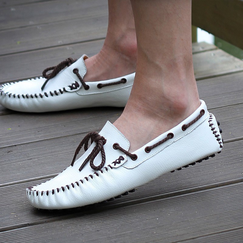 Classical Style Fashion Slip-on Driving Shoes Genuine Leather Moccasin Loafer Driving Shoes for Men