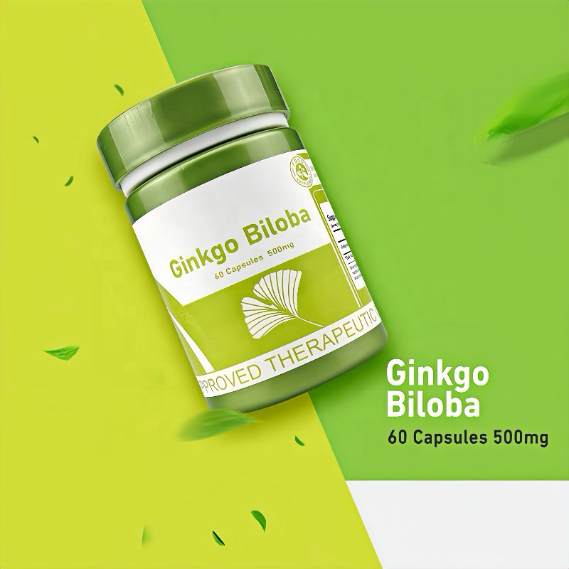 OEM Private Brand Ginkgo Biloba Extract  Biloba Capsules Relieve Stress  Provide Energy