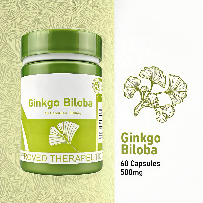 OEM Private Brand Ginkgo Biloba Extract  Biloba Capsules Relieve Stress  Provide Energy