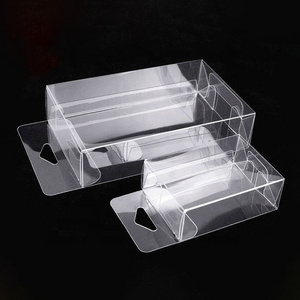 Customized Your Logo Printed Boxes Product Plastic Packaging PET Materials Gift Box Packaging For Small Business