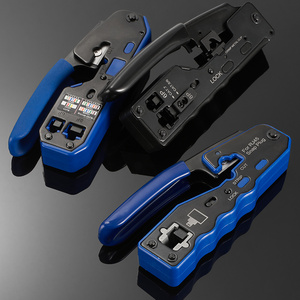 Easy Pass through Cat6 Connector Crimper Pliers RJ45 Network Tools lan Crimping Tool