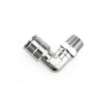 MPL series Full Brass Nickel Plated Male Thread Right Angle Quick Air Pipe Joint Pnrumatic Tube Fitting