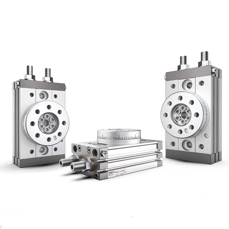 High Quality SMC Type 90 180 Degree Swing Solid Actuator MSQB-10R Rotary Table Cylinder with Internal Shock Absorber