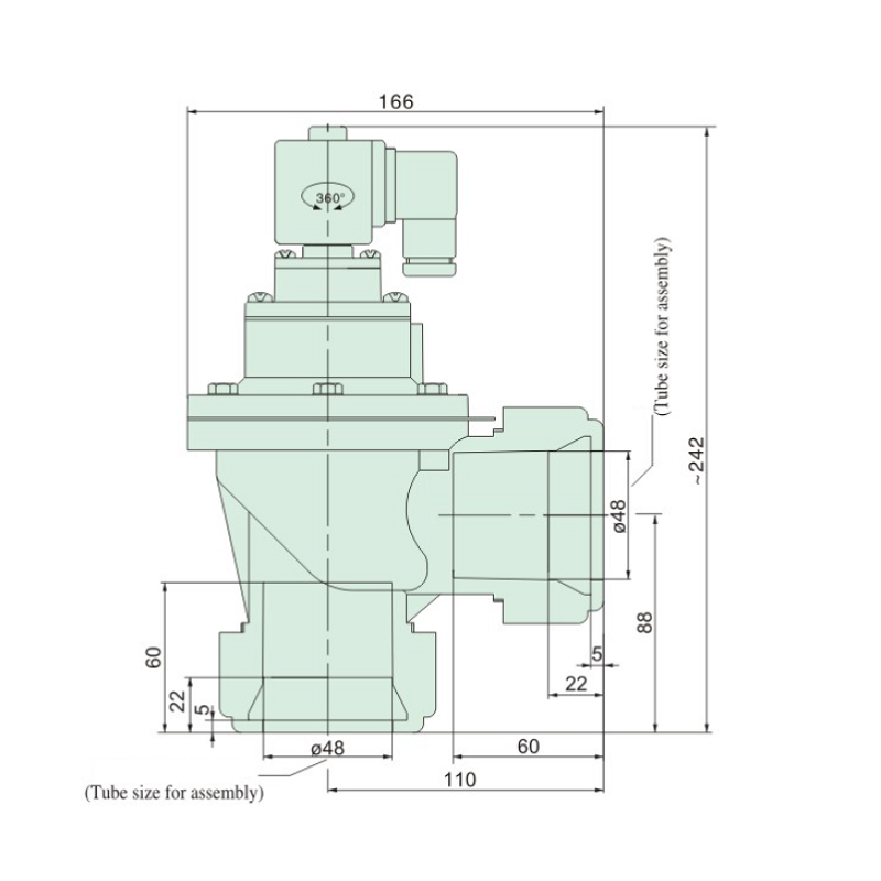 Manufacture DMF-Z-40S explosion-proof G1 1/2