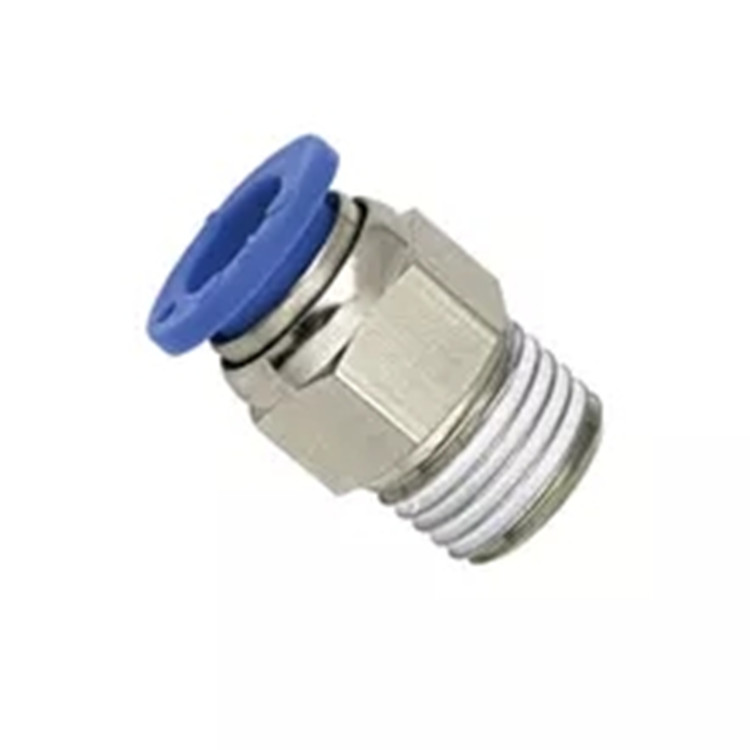 Pneumatic Fitting Manufacturer Plastic Pneumatic Parts BSP Thread Quick Push in Air Pipe Connector hose fitting