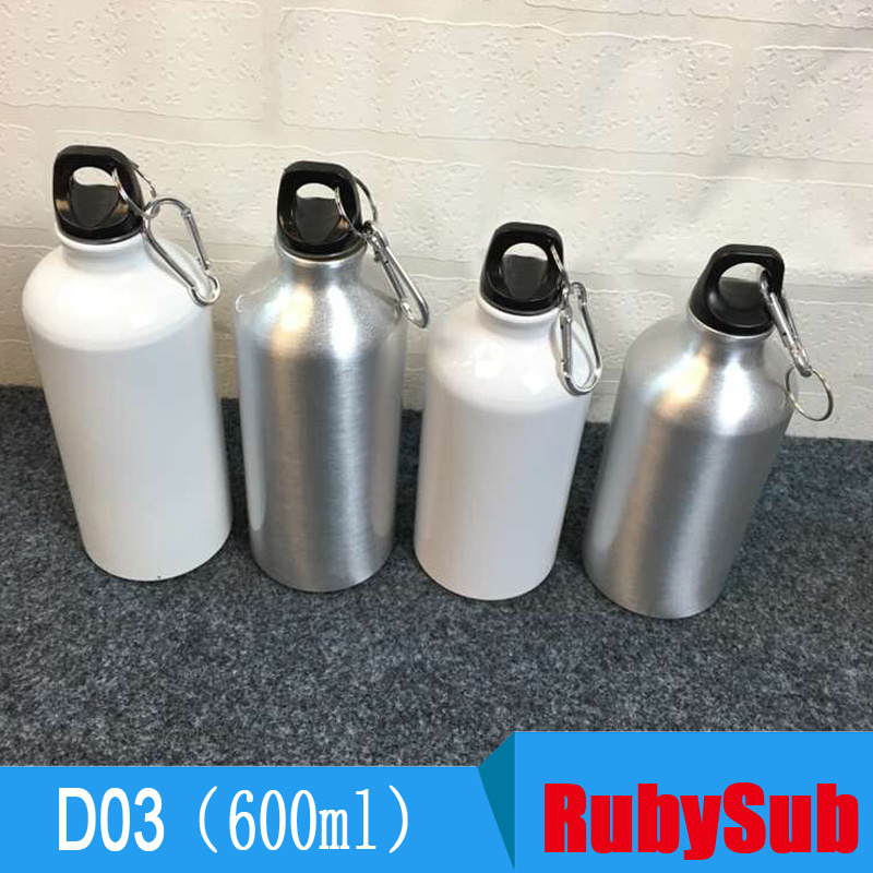 600ml Aluminium Travel Water Bottle Sublimation Sport Bottle For Promotion