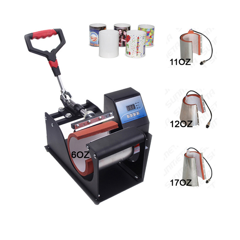 4 In 1 Mug Logo Printing Machine Sublimation Mug/Bottle Heat Press Machine