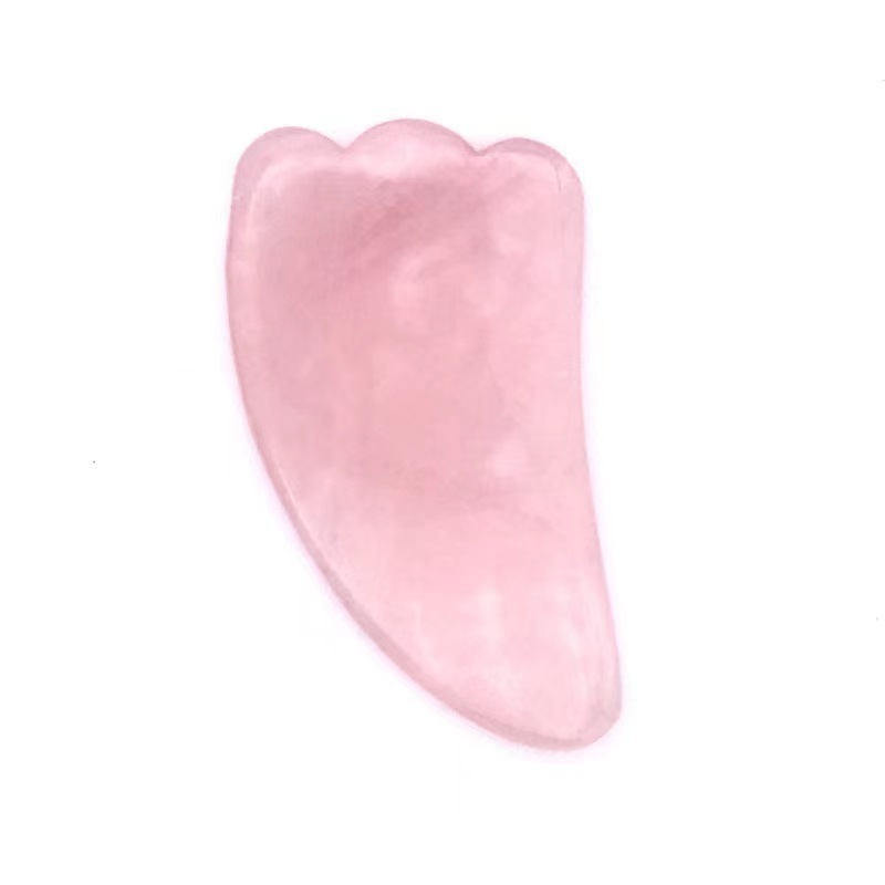 Wholesale Best Rose Quartz Real Jade Guasha private label Gua Sha