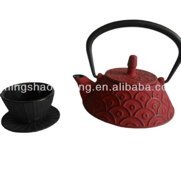 cast iron teapot