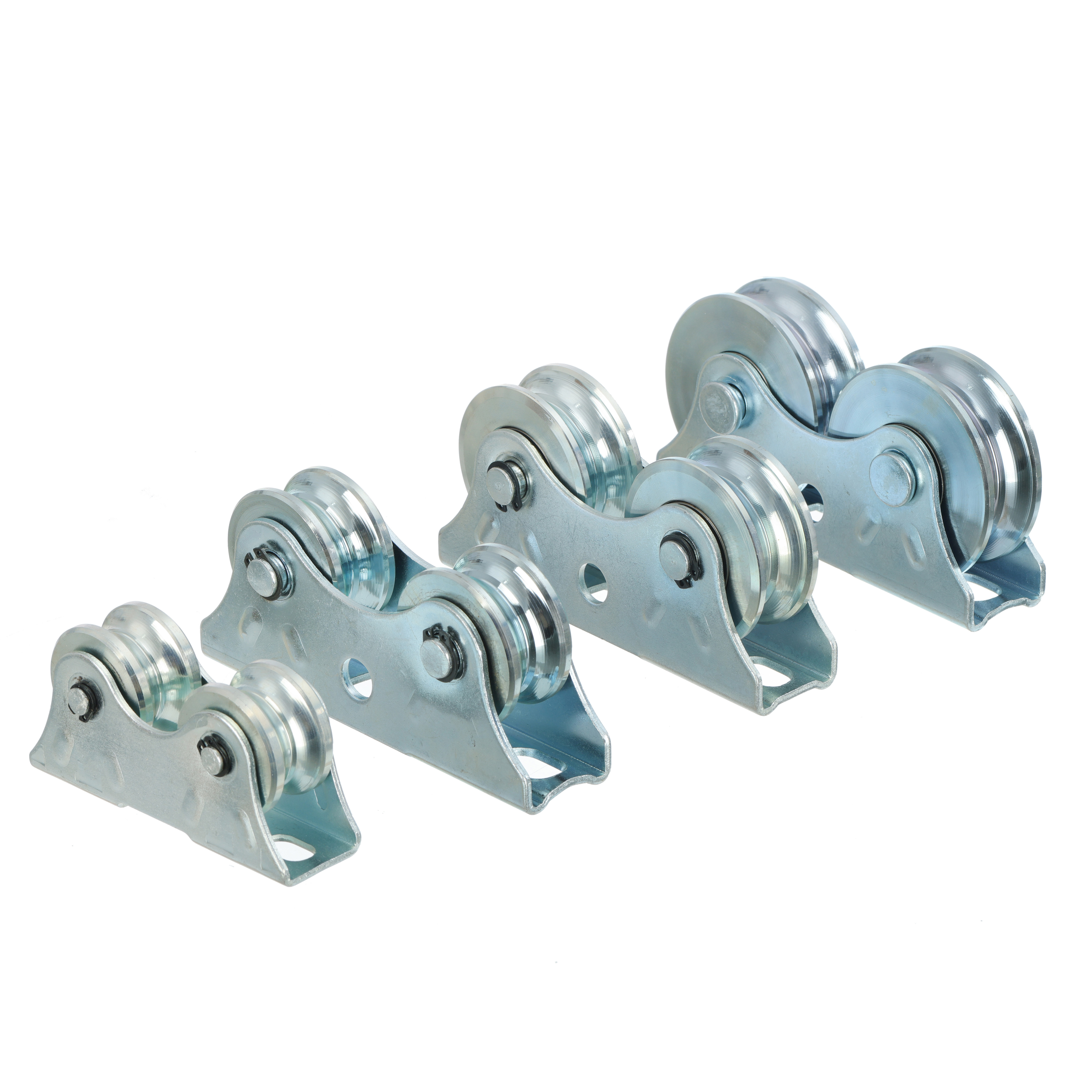 heavy duty double bearings two-wheels sliding gate sliding gate roller wheel metal accessories