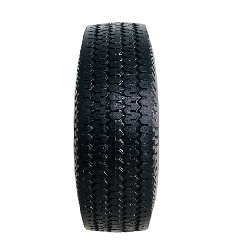 10 Inch 4.10/3.50-4 Polyurethane Puncture Proof Flat Free Tires Garden Carts Lawn Mower PU Foam Wheels