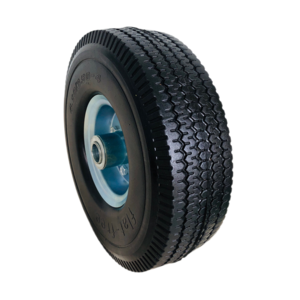 10 Inch 4.10/3.50-4 Polyurethane Puncture Proof Flat Free Tires Garden Carts Lawn Mower PU Foam Wheels