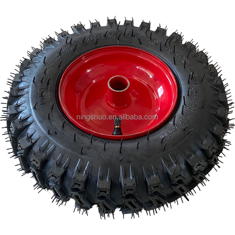 Manufacturer High Quality 11x4.00-5 15x6.00-6 16x6.50-6 18x8.50-8 13x410-6 snow sweeper go kart ATV Tubeless wheels and tires