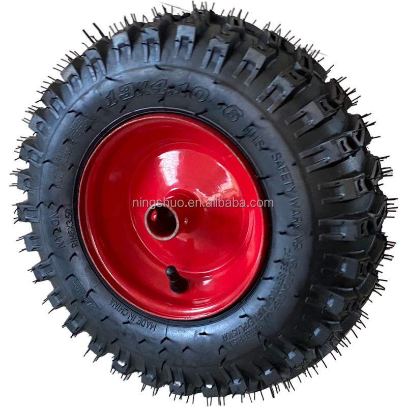 Manufacturer High Quality 11x4.00-5 15x6.00-6 16x6.50-6 18x8.50-8 13x410-6 snow sweeper go kart ATV Tubeless wheels and tires