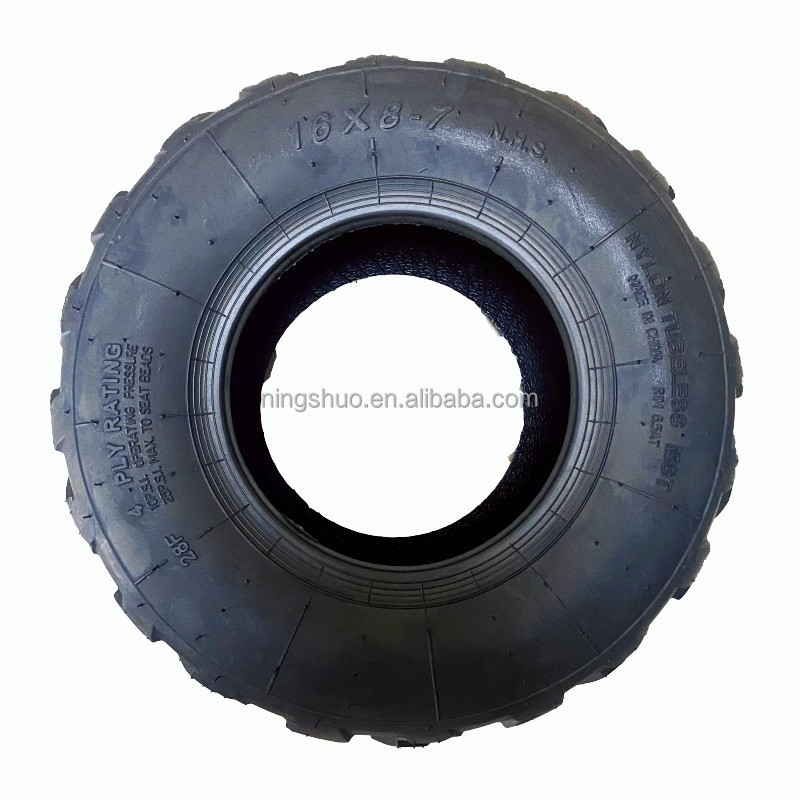 NSATV3015 High quality Off road go cart tyres 16x8.00-7 Tubeless Vacuum ATV tires