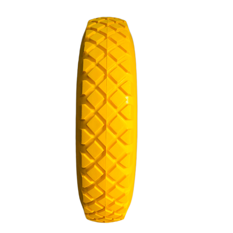 Cheap Price 4.80/4.00-8 Polyurethane Puncture Proof PU Foam Wheel Tyre Steel Rim for Heavy Duty Wheelbarrow