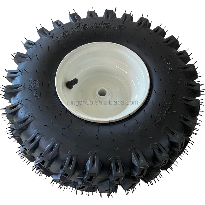 Manufacturer Best selling high quality 4PR 13x4.10-6 16X6.5-8 15X6.00-6 snow blower lawn mower wheel and ATV tire tubeless