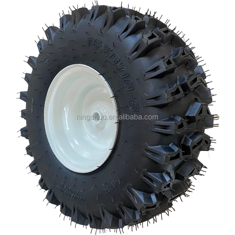 Manufacturer Best selling high quality 4PR 13x4.10-6 16X6.5-8 15X6.00-6 snow blower lawn mower wheel and ATV tire tubeless