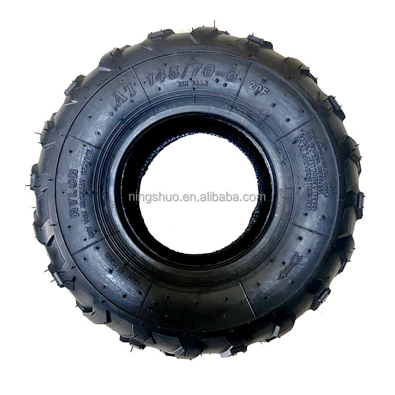 NSATV3013 Manufacturer 6 Inch Wheels High quality Wholesale 145/70-6 16X8-7 Tubeless Vacuum ATV tires